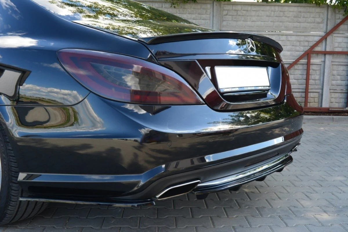 CENTRAL REAR SPLITTER MERCEDES CLS C218 (WITH A VERTICAL BAR) AMG LINE - Image 2