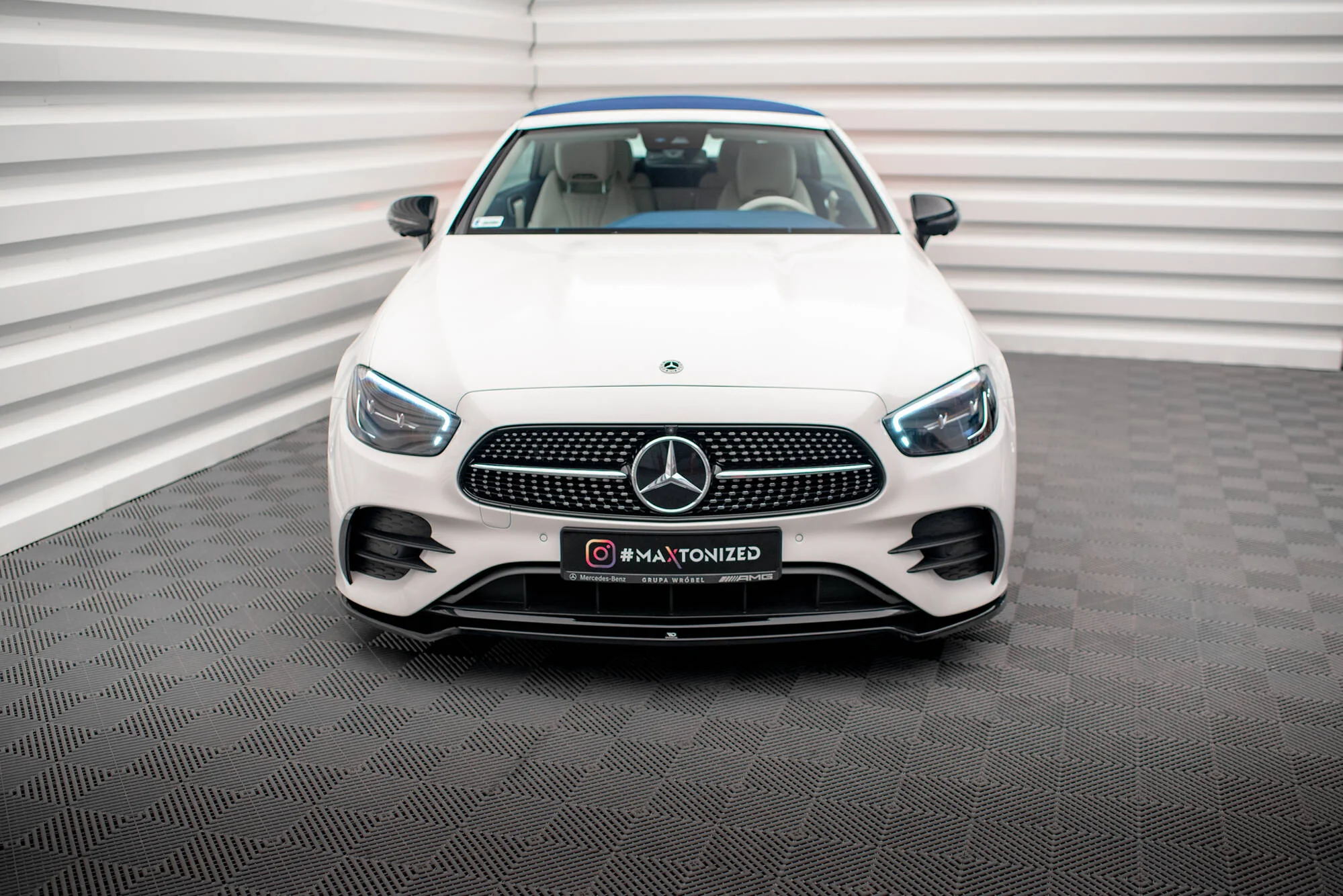 FRONT SPLITTER V.1 MERCEDES-BENZ E-CLASS W213 COUPE (C238) / CABRIOLET (A238) AMG-LINE / 53 AMG - Image 4