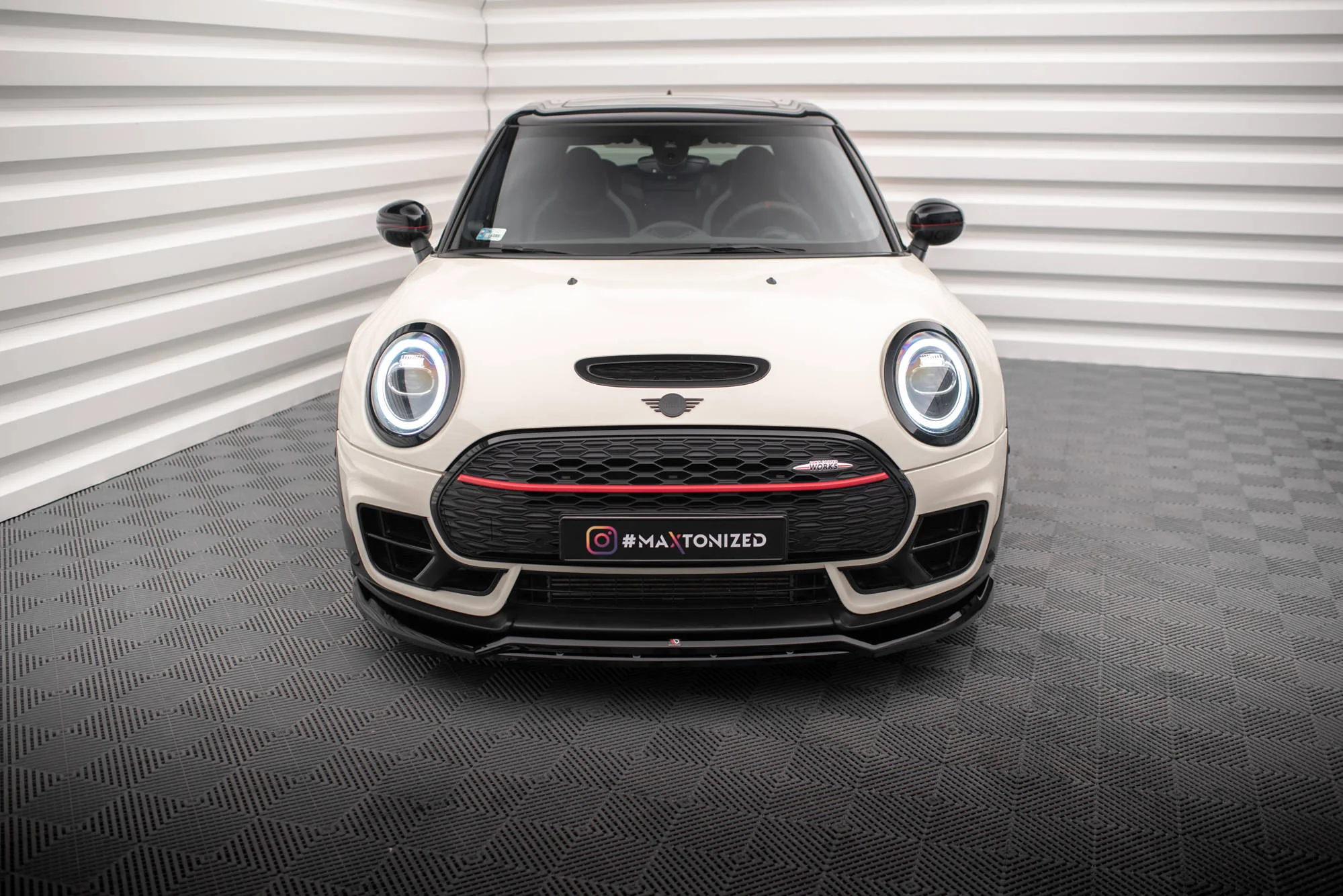 FRONT SPLITTER V.2 MINI COOPER CLUBMAN JOHN COOPER WORKS F54 FACELIFT - Image 2