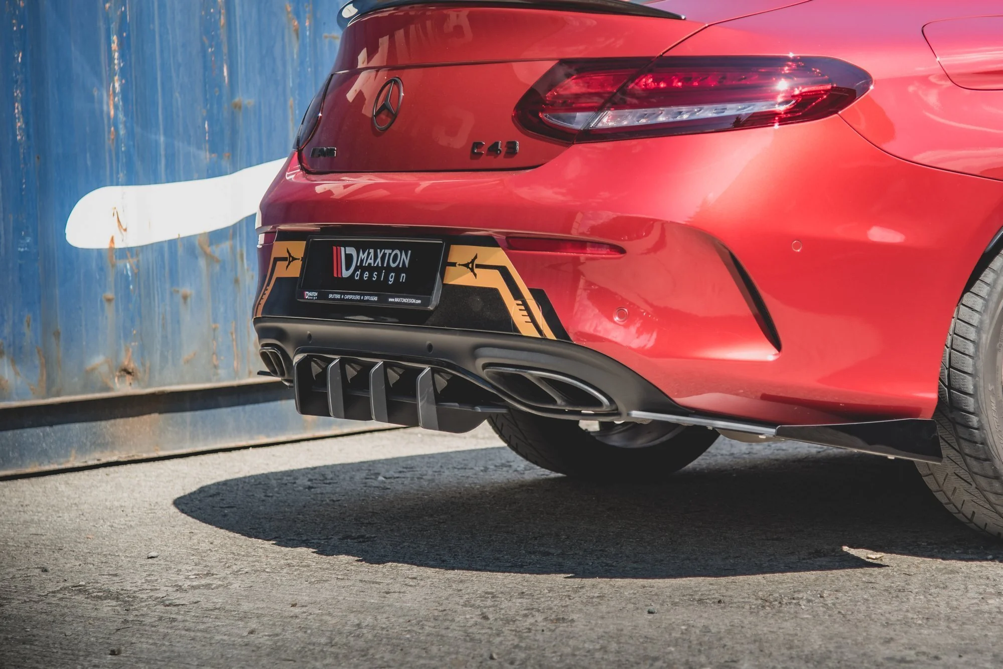 RACING DURABILITY REAR DIFFUSER MERCEDES-AMG C43 COUPE C205 - Image 3