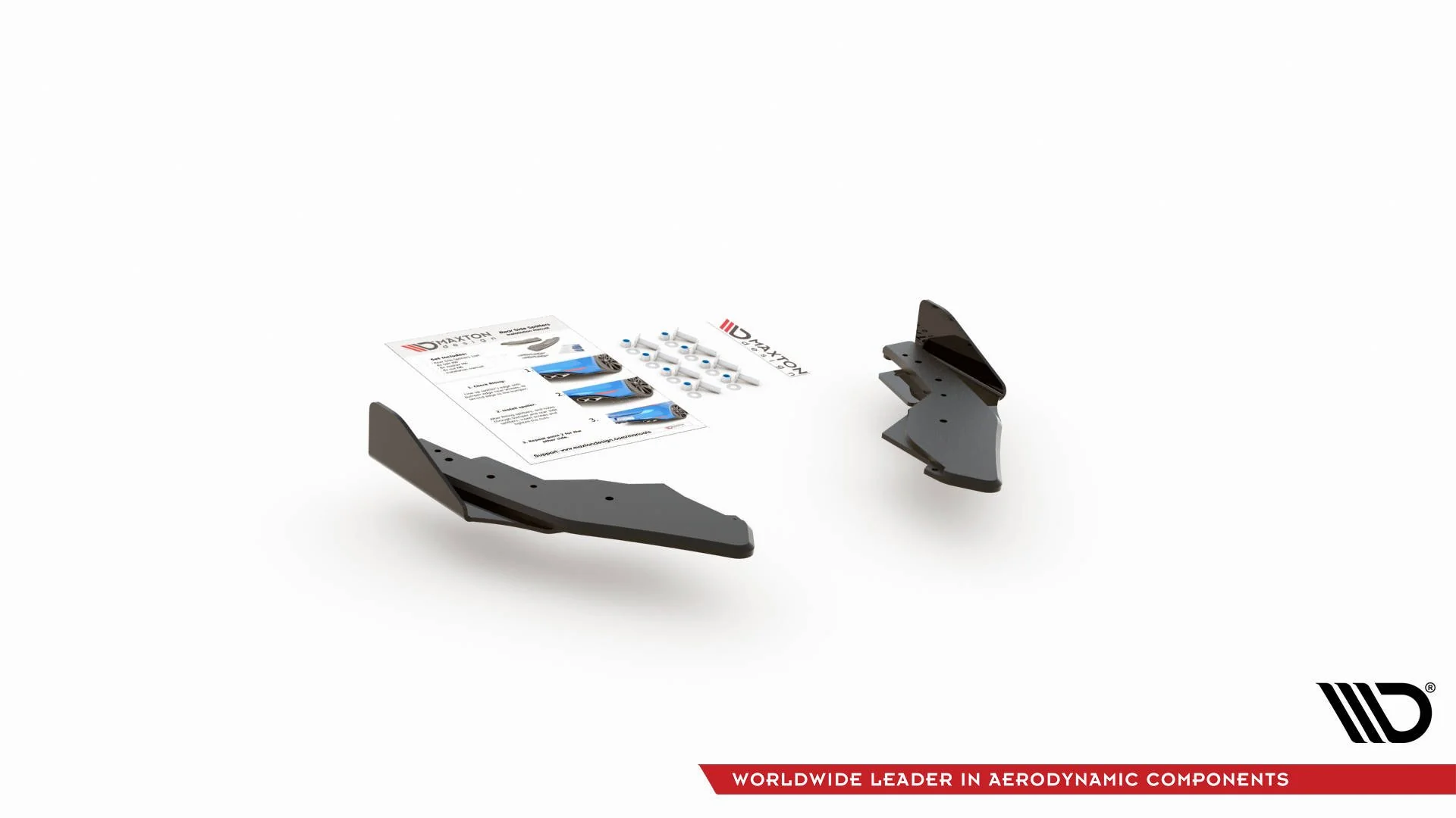 RACING DURABILITY REAR SIDE SPLITTERS + FLAPS VOLKSWAGEN GOLF 8 GTI - Image 8