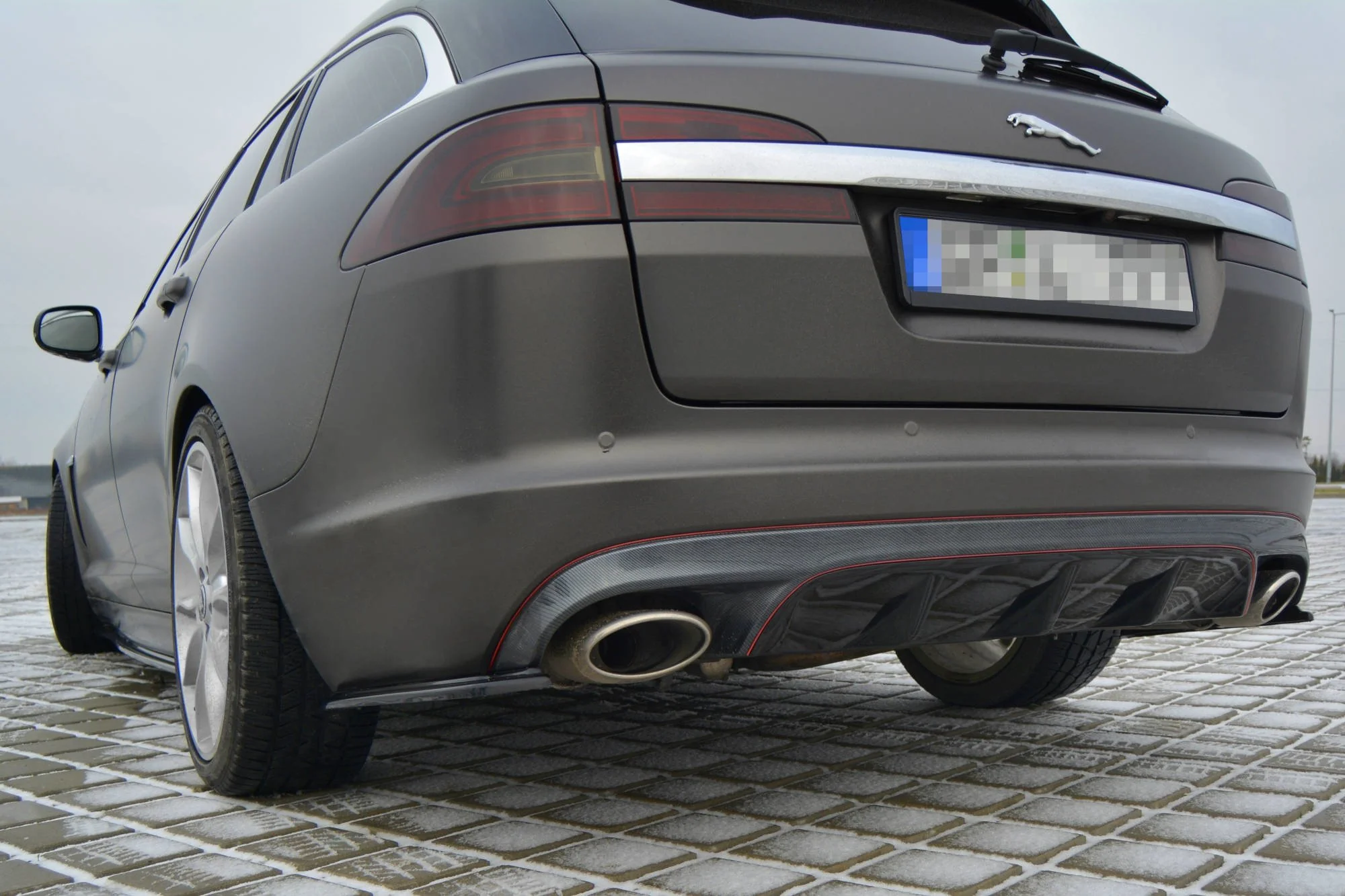REAR SIDE SPLITTERS JAGUAR XF (X250) MK1 SPORTBRAKE S-PACK - Image 3
