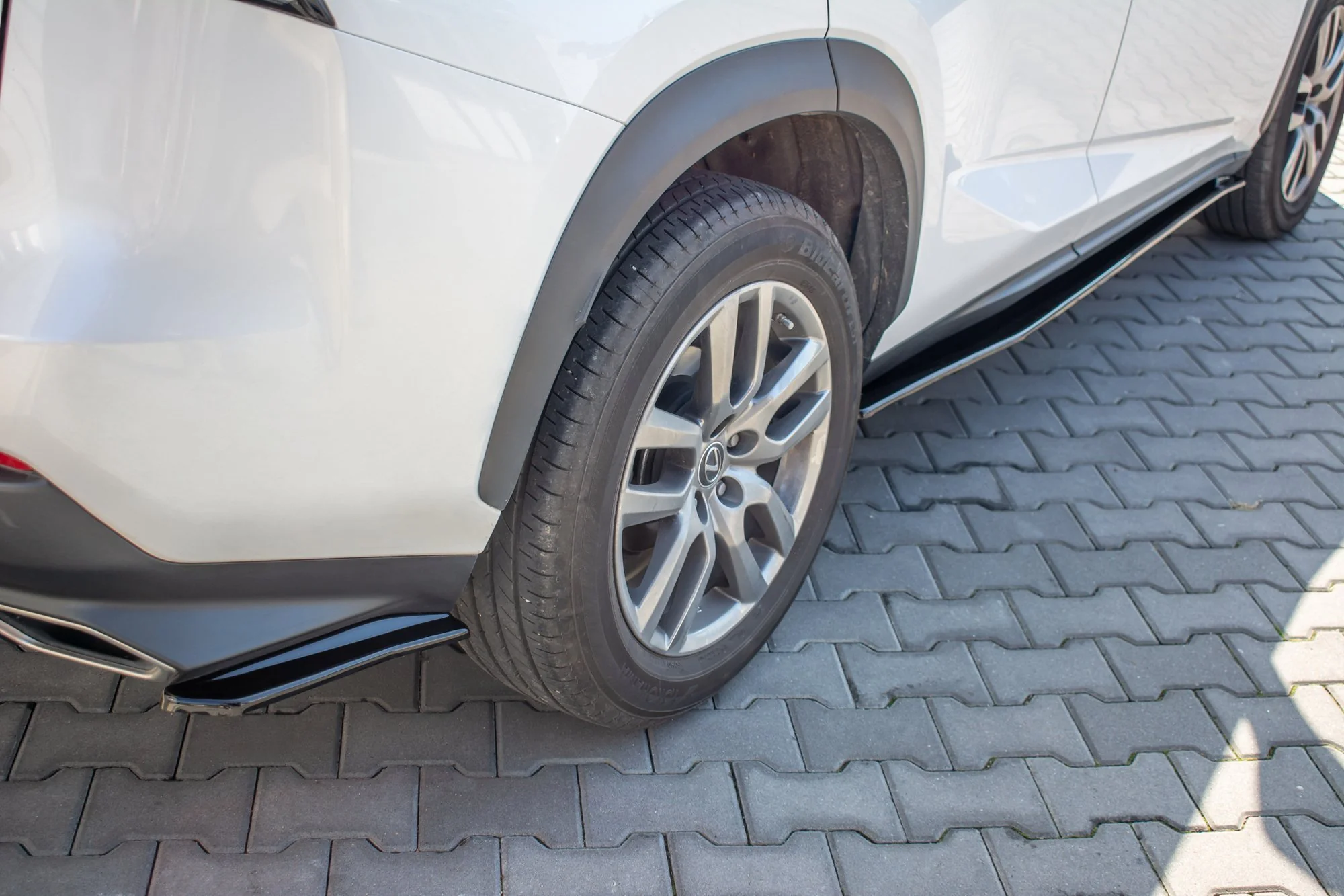 REAR SIDE SPLITTERS LEXUS NX FACELIFT(HYBRID) - Image 2