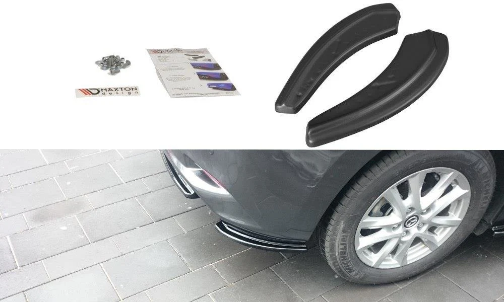 REAR SIDE SPLITTERS MAZDA 3 BN (MK3) FACELIFT