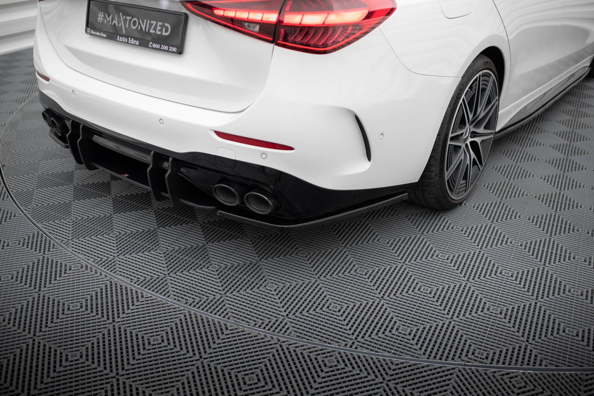 REAR SIDE SPLITTERS MERCEDES-BENZ C AMG-LINE / 43 AMG W206 - Image 3