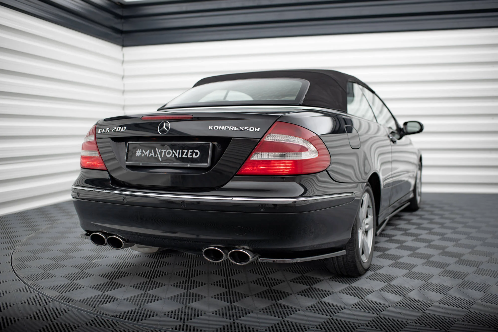 REAR SIDE SPLITTERS V.1 MERCEDES-BENZ CLK W209 - Image 2