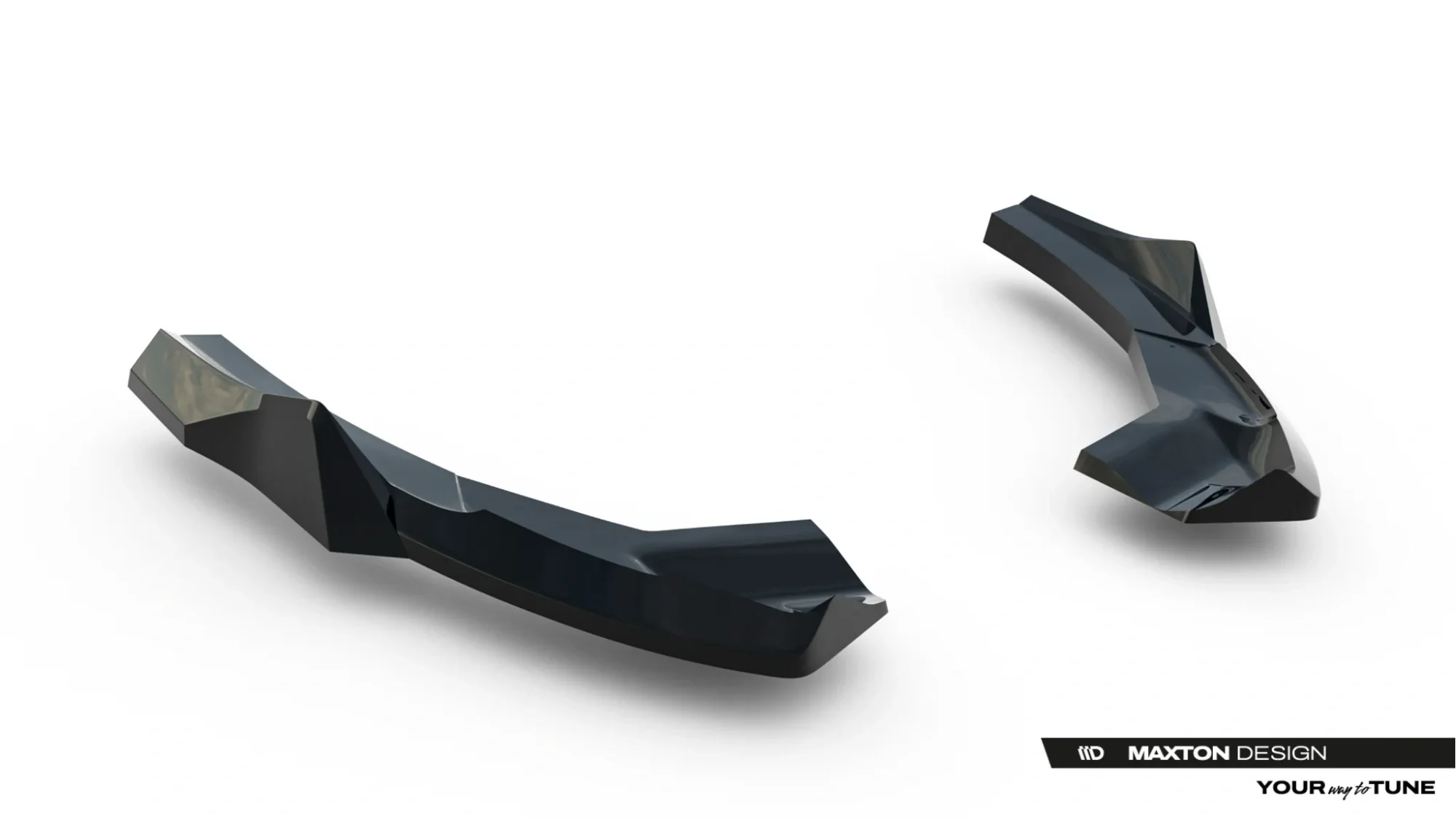 Rear Side Splitters V.3 Audi RS3 Sedan 8Y Facelift (set for valance) - Image 4