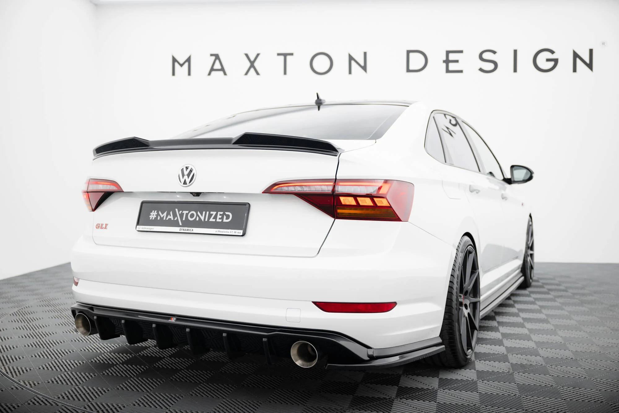 Rear Side Splitters Volkswagen Jetta GLI Mk7 (SET FOR MAXTON VALANCE) - Image 4