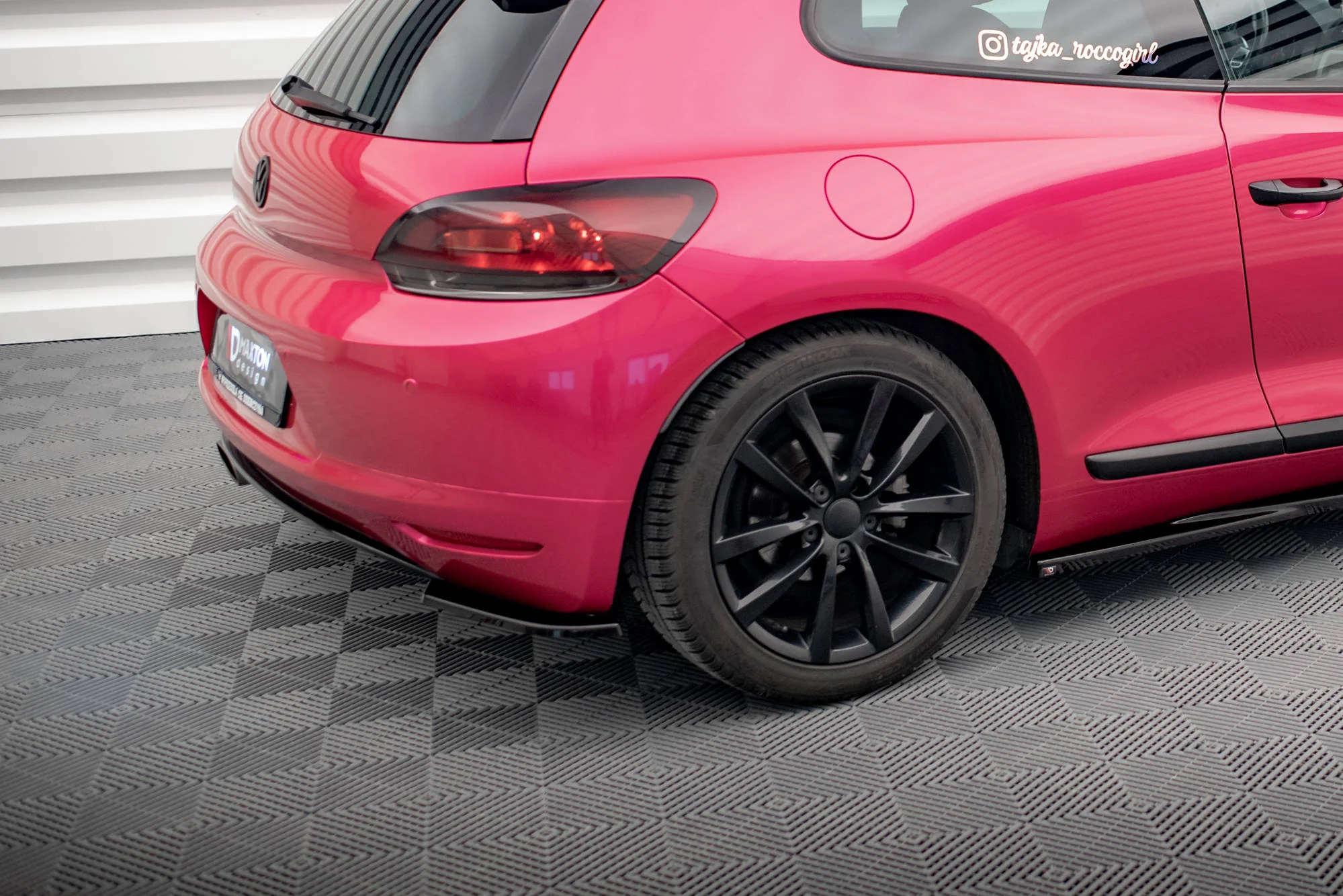 REAR SIDE SPLITTERS VOLKSWAGEN SCIROCCO MK3 - Image 3