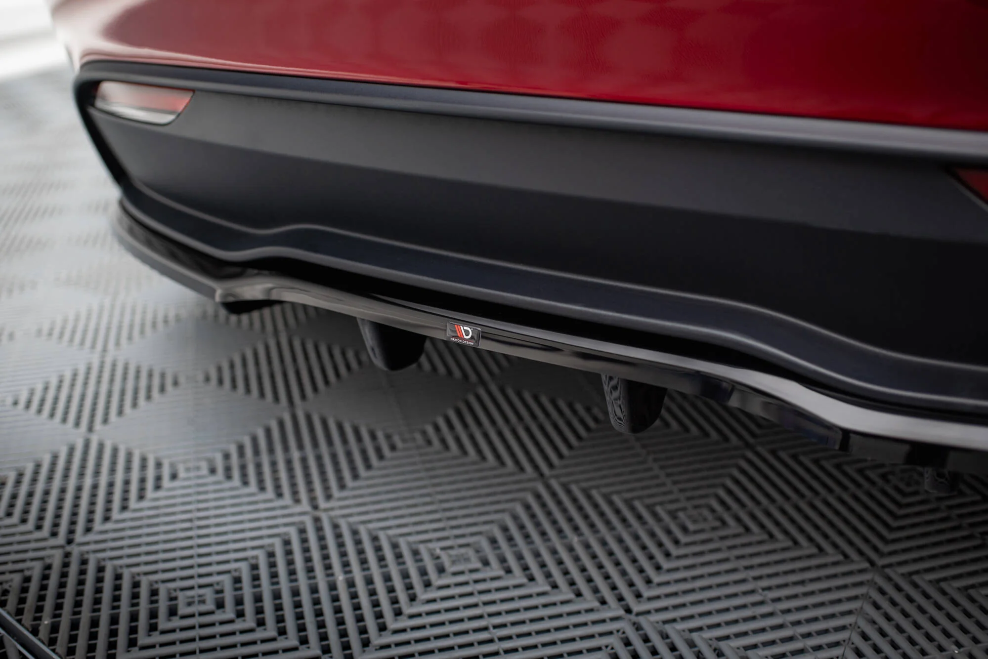 REAR SPLITTER (WITH VERTICAL BARS) V.1 TESLA MODEL 3 PROJECT HIGHLAND (FACELIFT) - Image 4