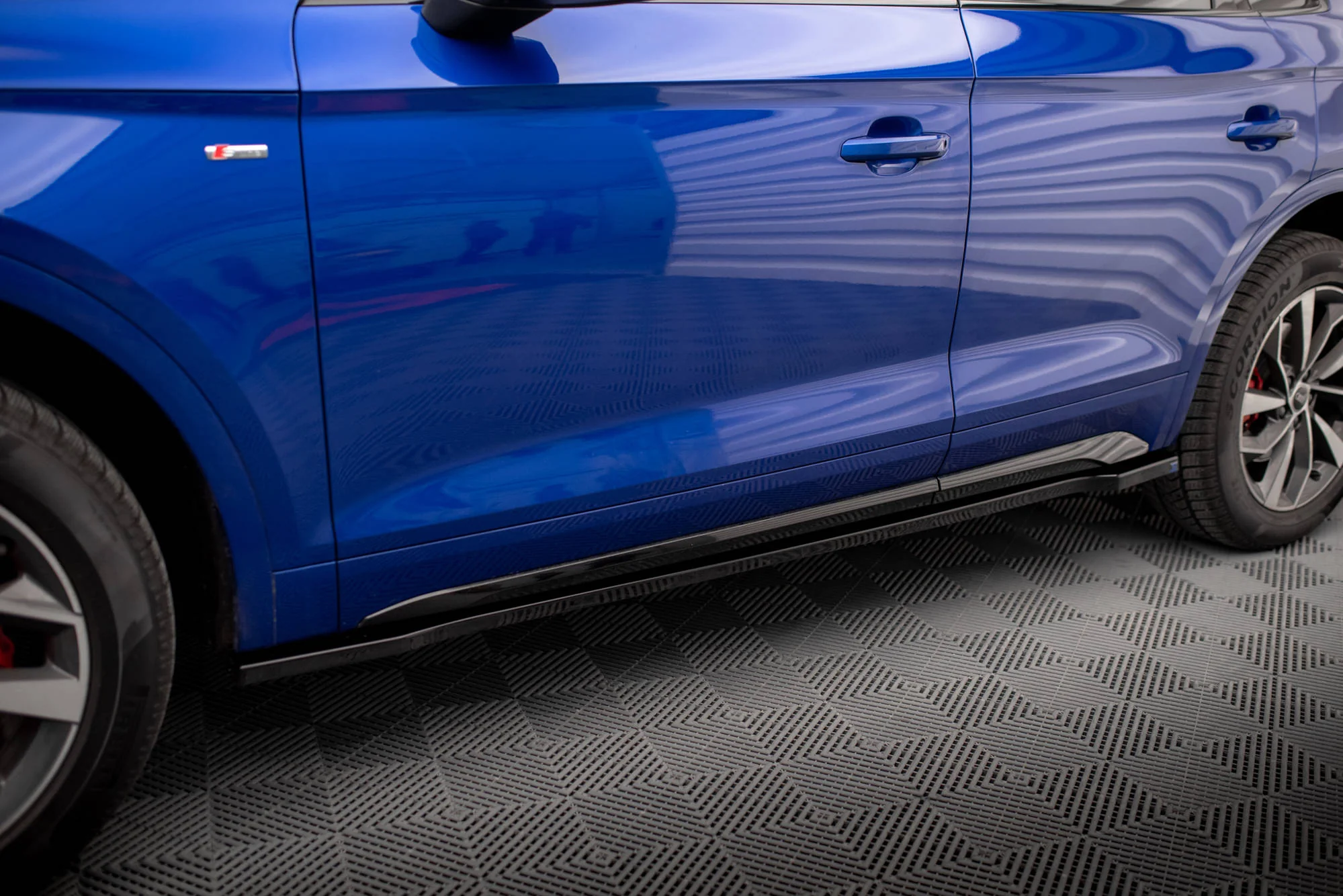 SIDE SKIRTS DIFFUSERS AUDI SQ5 / Q5 S-LINE SUV / SPORTBACK MK2 FACELIFT - Image 2