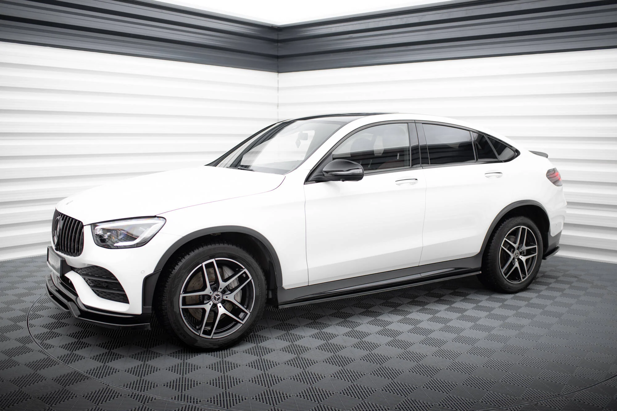 SIDE SKIRTS DIFFUSERS V.3 MERCEDES-BENZ GLC COUPE AMG-LINE C253 - Image 2