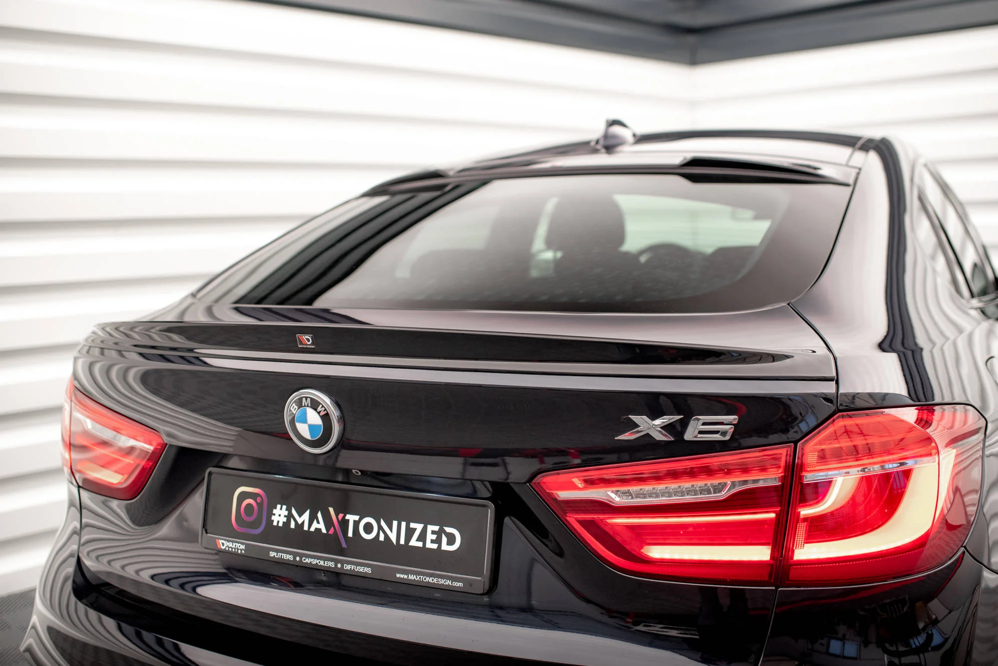 SPOILER CAP (3D) V.2 BMW X6 M-PACK F16 - Image 5