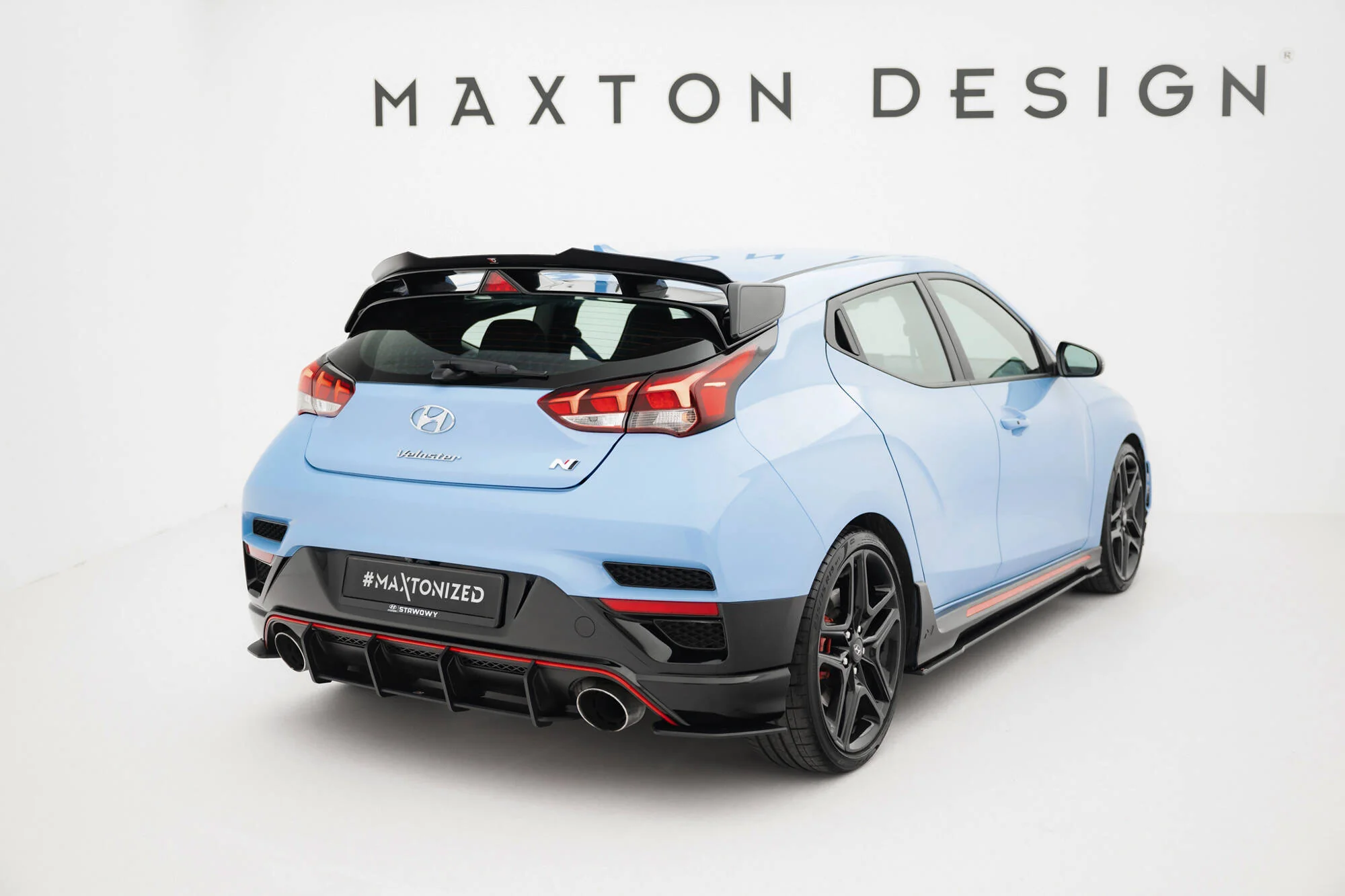 Street Pro Rear Side Splitters Hyundai Veloster N Mk2 - Image 2