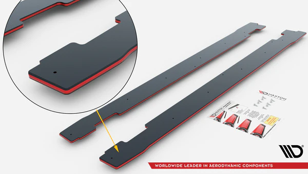 STREET PRO SIDE SKIRTS DIFFUSERS AUDI RS3 SEDAN 8V FACELIFT - Image 6